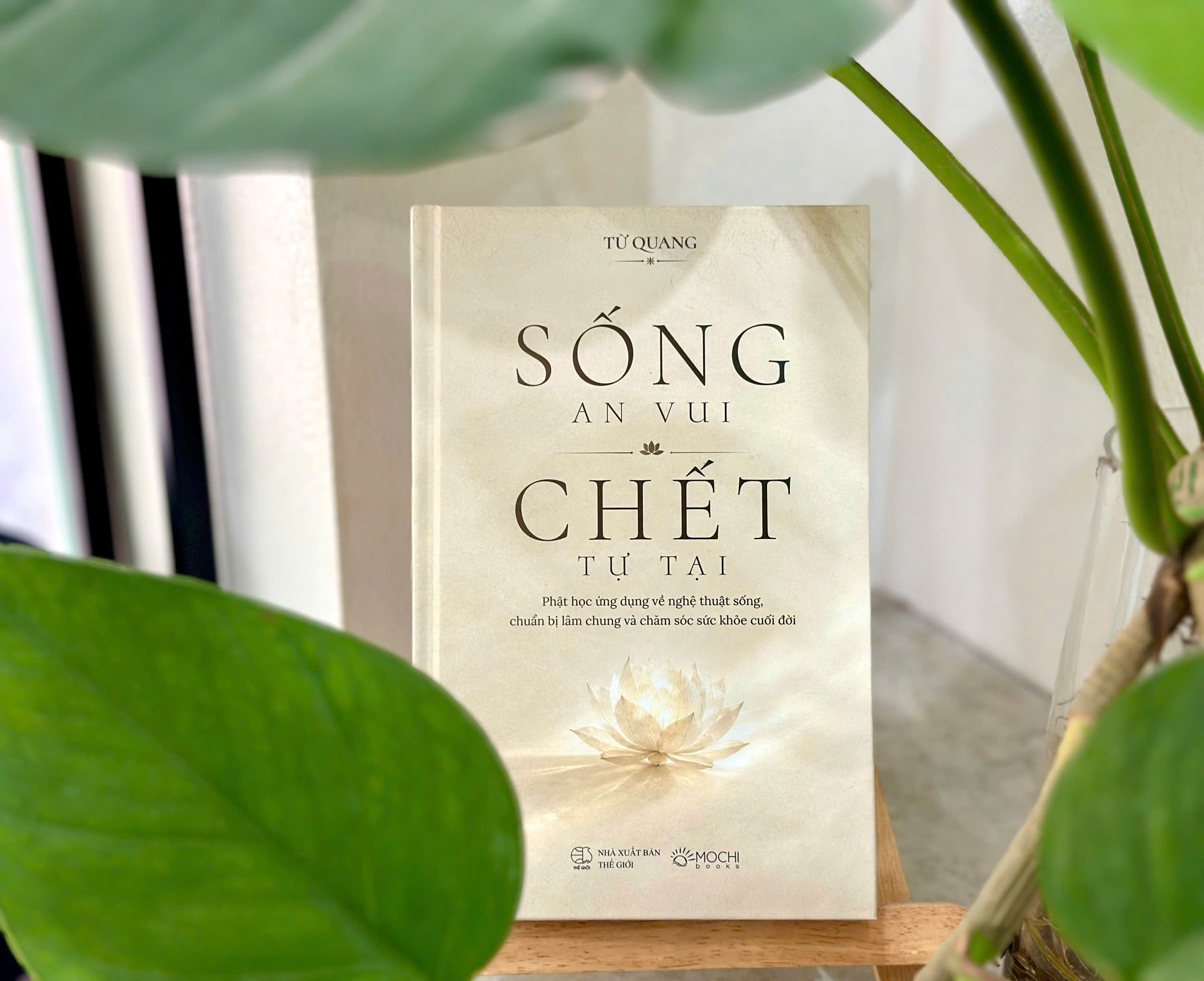 Sách - Sống an vui, chết tự tại (Phật học ứng dụng về nghệ thuật sống, chuẩn bị lâm chung và chăm sóc sức khỏe cuối đời)