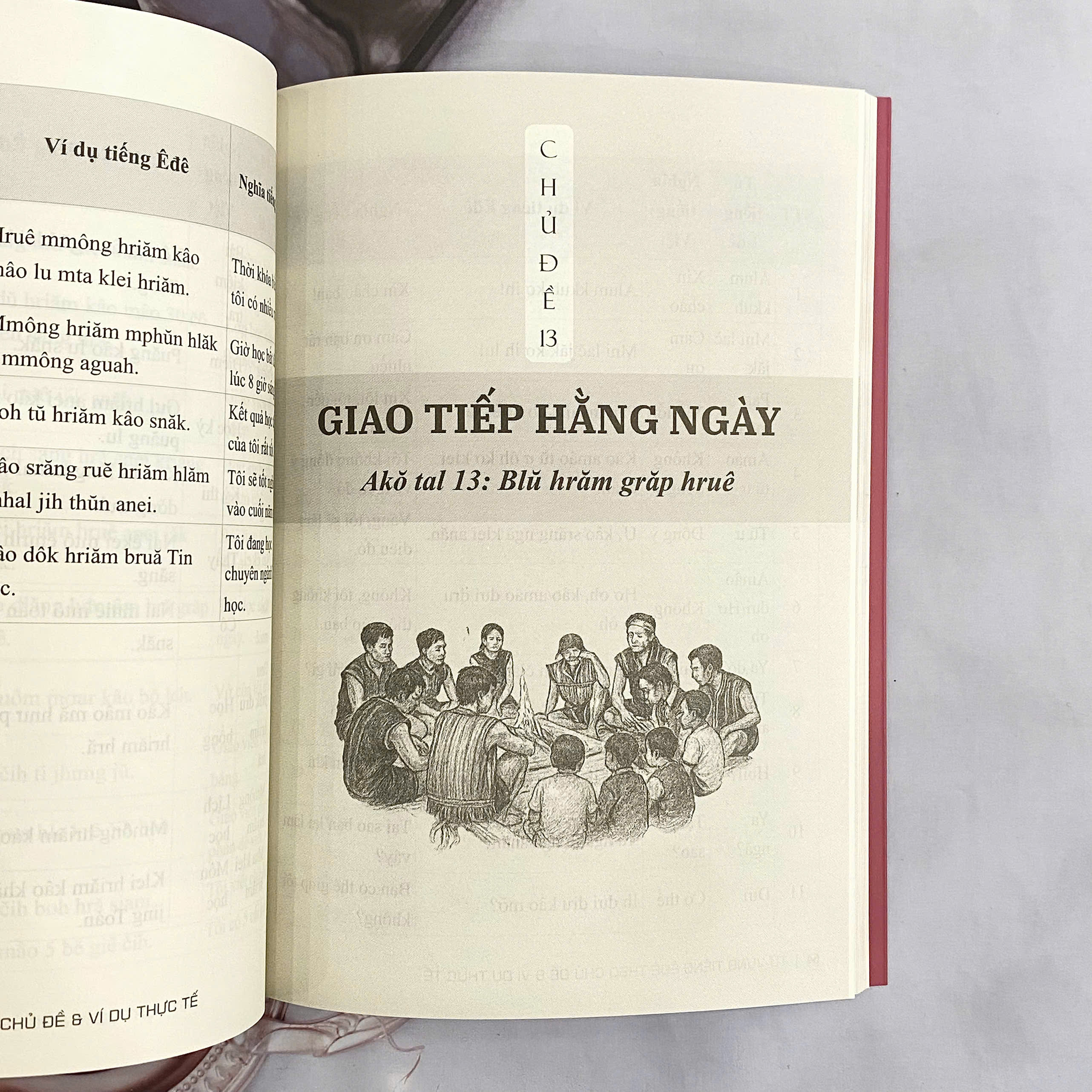 Sách -  Từ vựng tiếng Êđê theo chủ đề và ví dụ thực tế (Song ngữ Êđê - Việt)