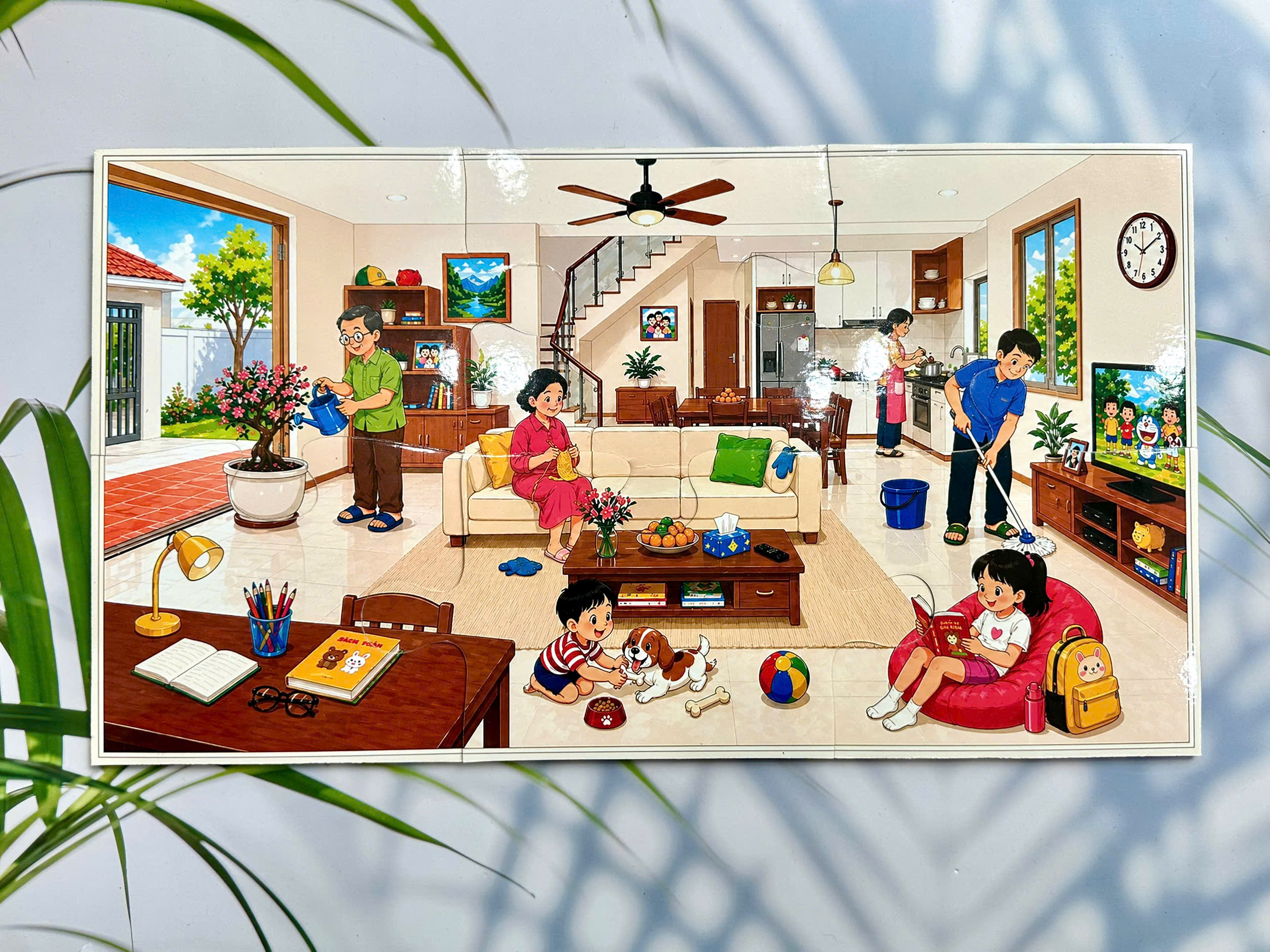 Sách - Thẻ - Mắt nhanh miệng nói (Học qua chơi, không dạy đọc thẻ, mà dạy dùng từ trong cuộc sống)