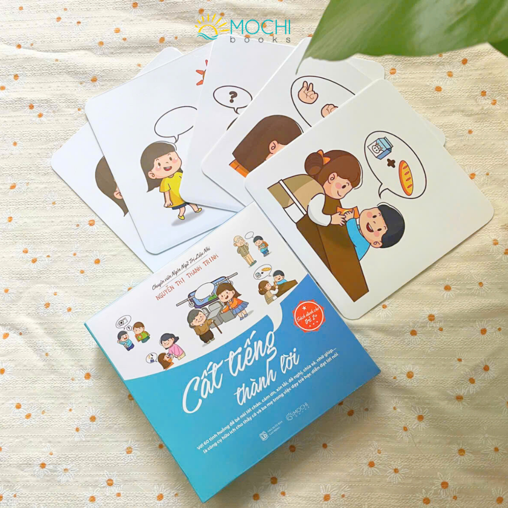 Sách - Cất tiếng thành lời (Dành cho trẻ từ 2-6 tuổi: Với 60 tình huống để bé nói lời chào, cảm ơn, xin lỗi, đề nghị,..)