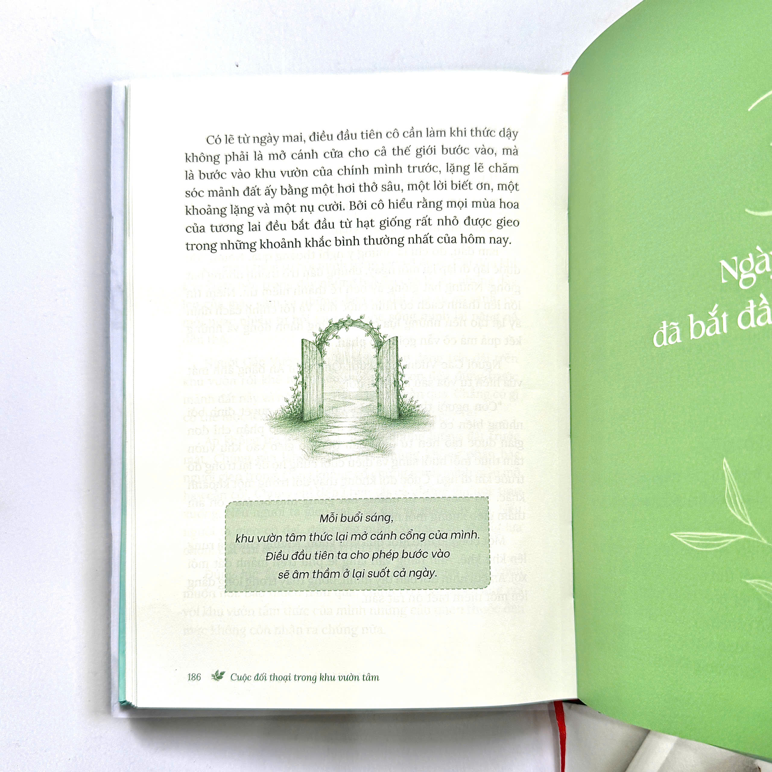 Sách - Cuộc đối thoại trong khu vườn tâm: Hành trình trở về với chính mình