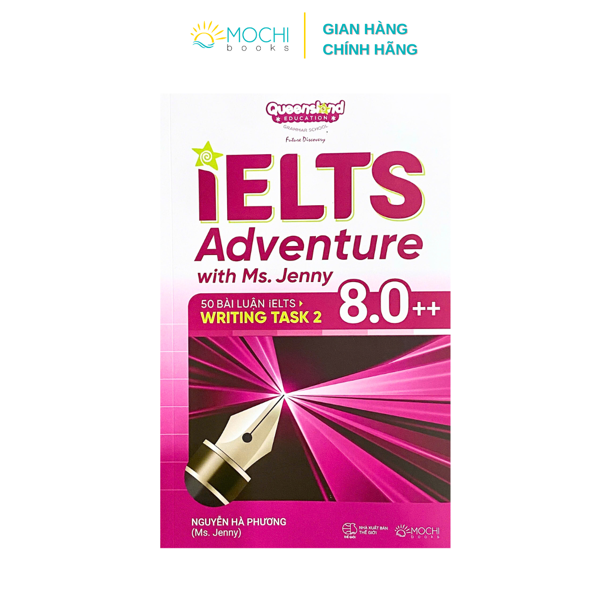 Sách - IELTS Adventure with Ms. Jenny: 50 bài tuần IELTS Writing Task 8.0++