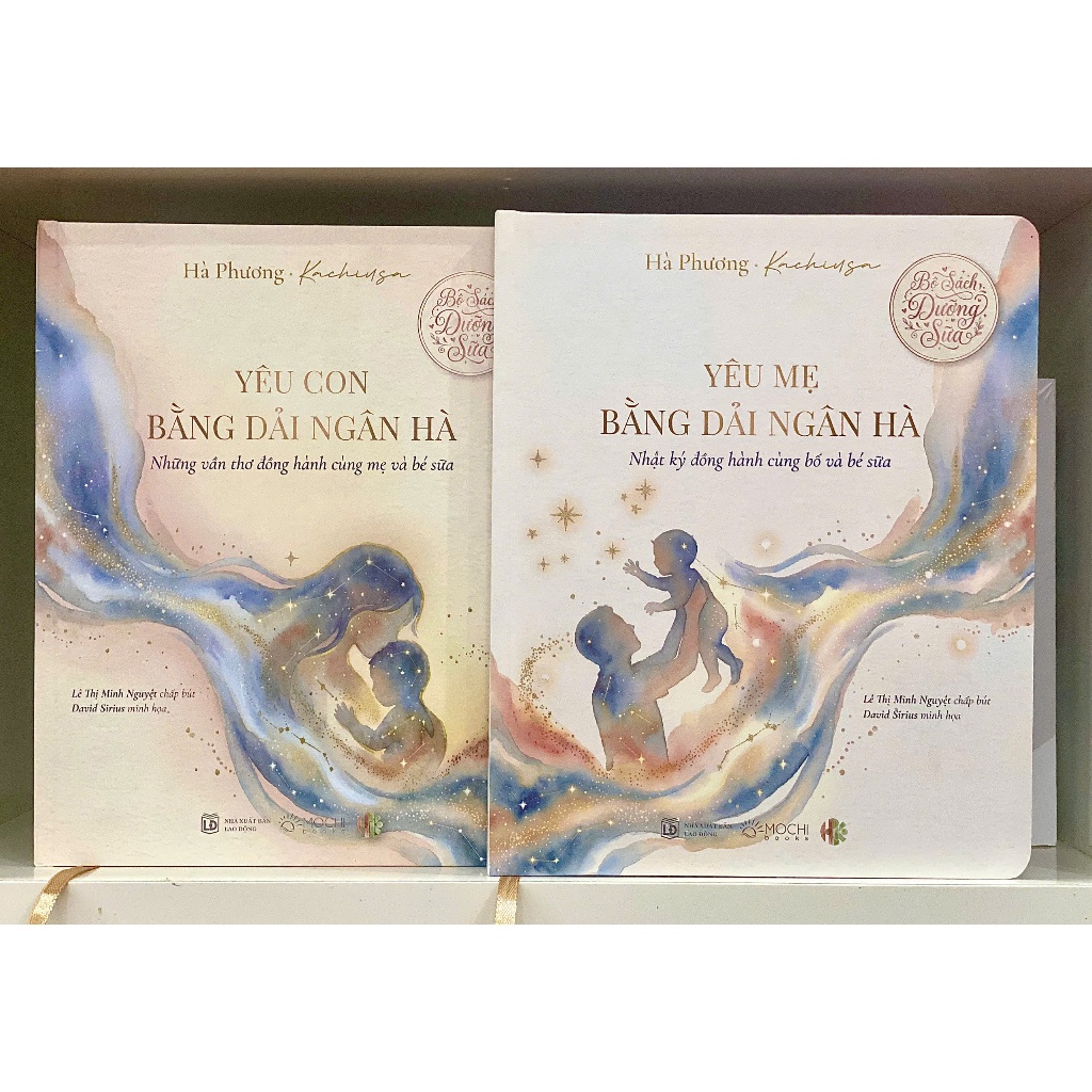 Sách - Combo 2 cuốn: Yêu mẹ bằng dải ngân hà, Yêu con bằng dải ngân hà (Bộ sách dưỡng sữa - Tác giả: Hà Phương Kachiusa)