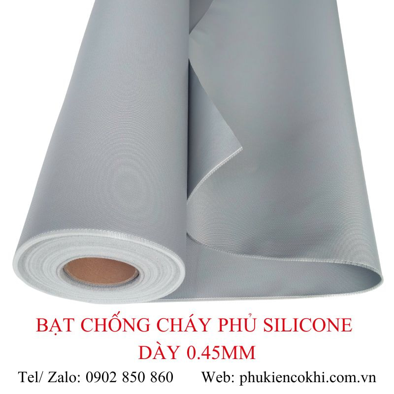 Bạt chống cháy phủ silicone