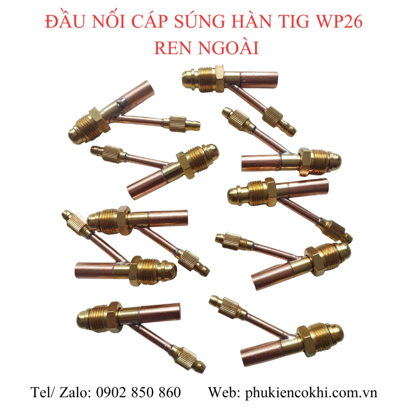 Đầu nối cáp súng hàn tig wp26
