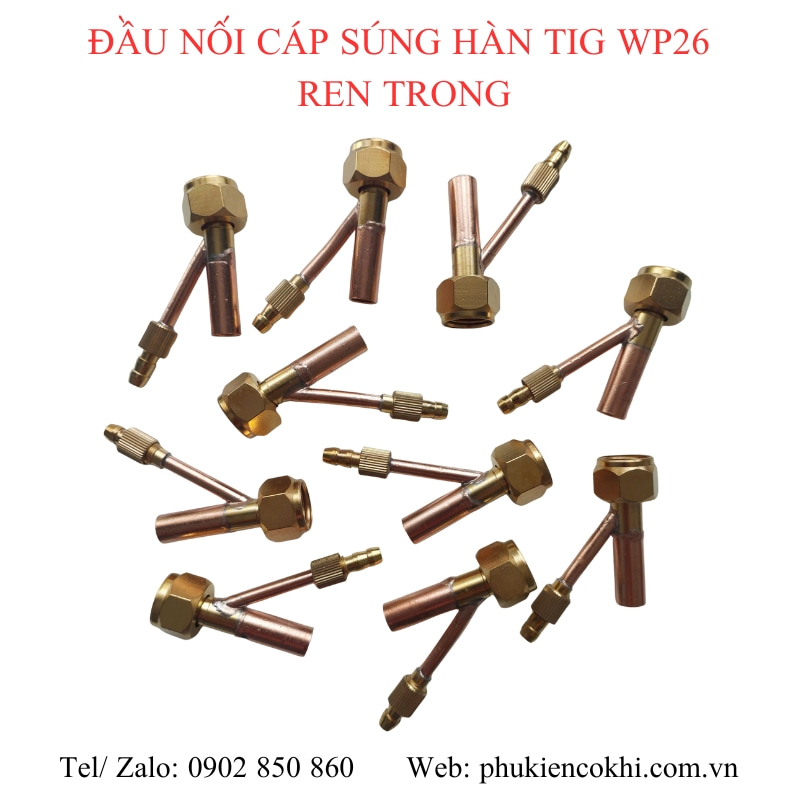 Đầu nối cáp súng hàn tig wp26