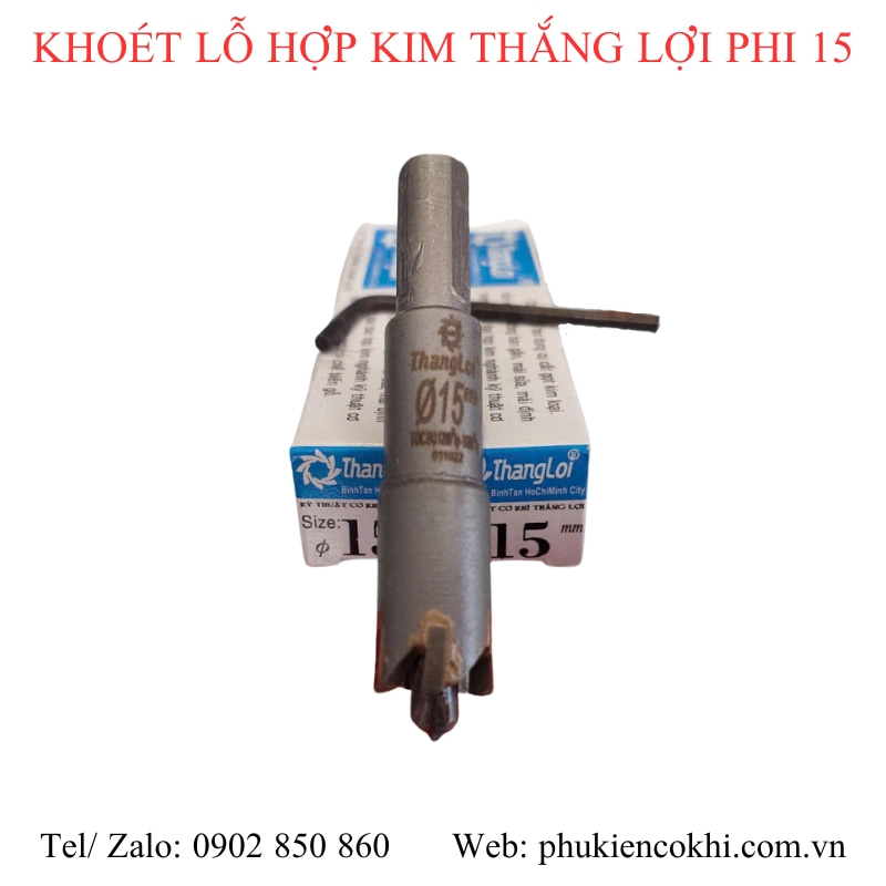 Mũi khoét lỗ hợp kim Thắng Lợi