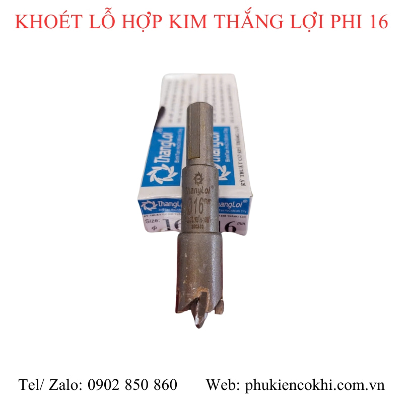 Mũi khoét lỗ hợp kim Thắng Lợi