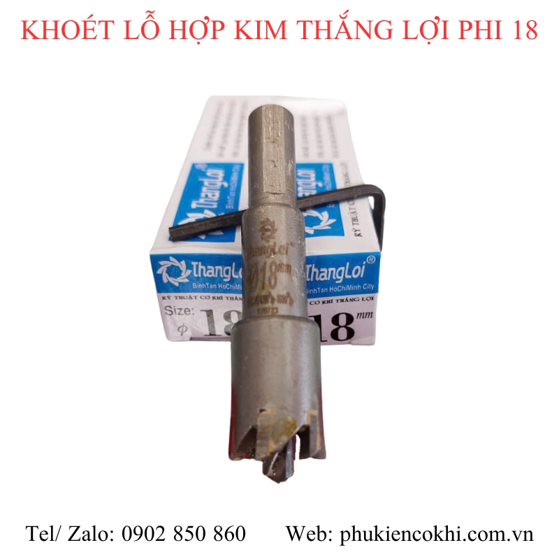 Mũi khoét lỗ hợp kim Thắng Lợi