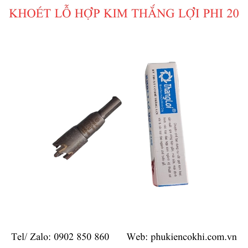 Mũi khoét lỗ hợp kim Thắng Lợi
