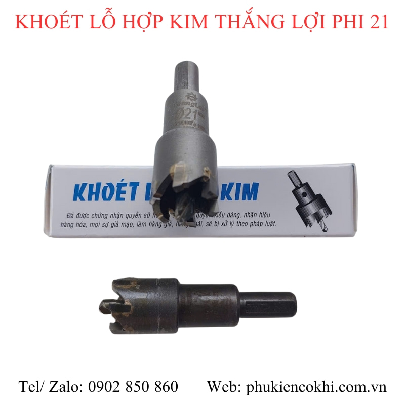 Mũi khoét lỗ hợp kim Thắng Lợi