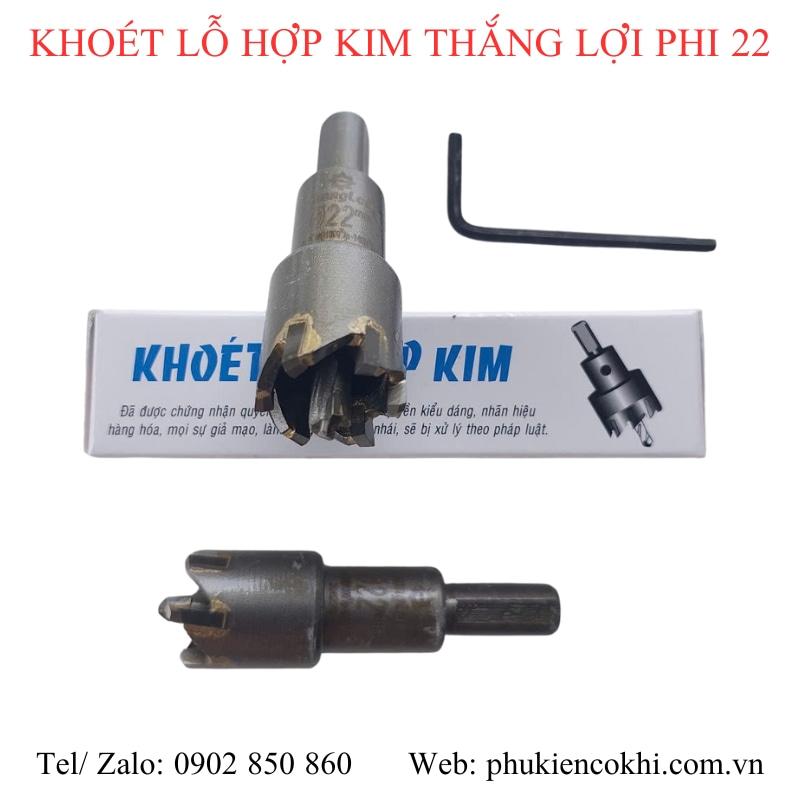 Mũi khoét lỗ hợp kim Thắng Lợi