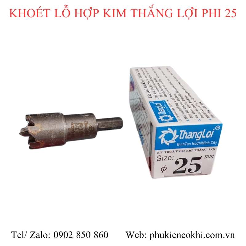 Mũi khoét lỗ hợp kim Thắng Lợi