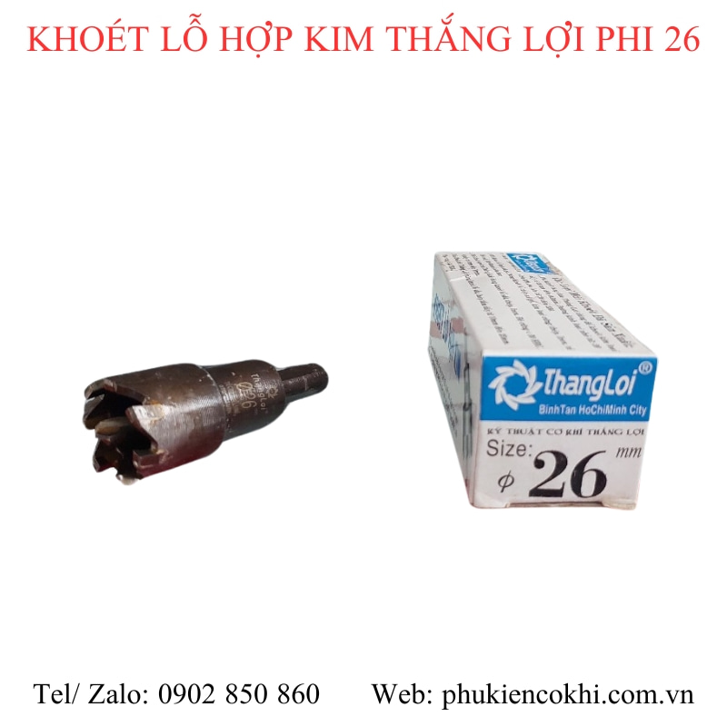 Mũi khoét lỗ hợp kim Thắng Lợi