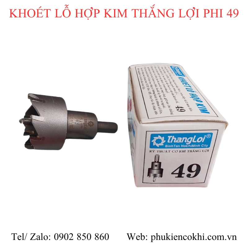 Mũi khoét lỗ hợp kim Thắng Lợi