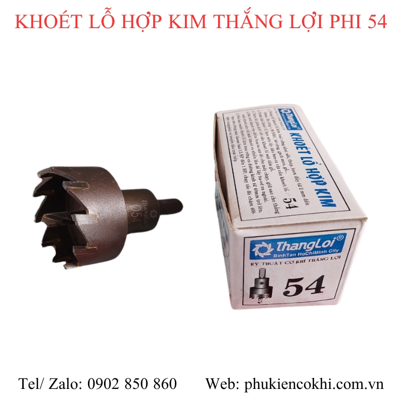 Mũi khoét lỗ hợp kim Thắng Lợi