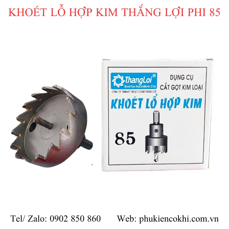 Mũi khoét lỗ hợp kim Thắng Lợi