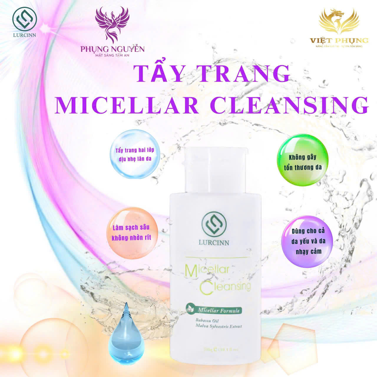 Nước tẩy trang MICELLAR CLEANSING