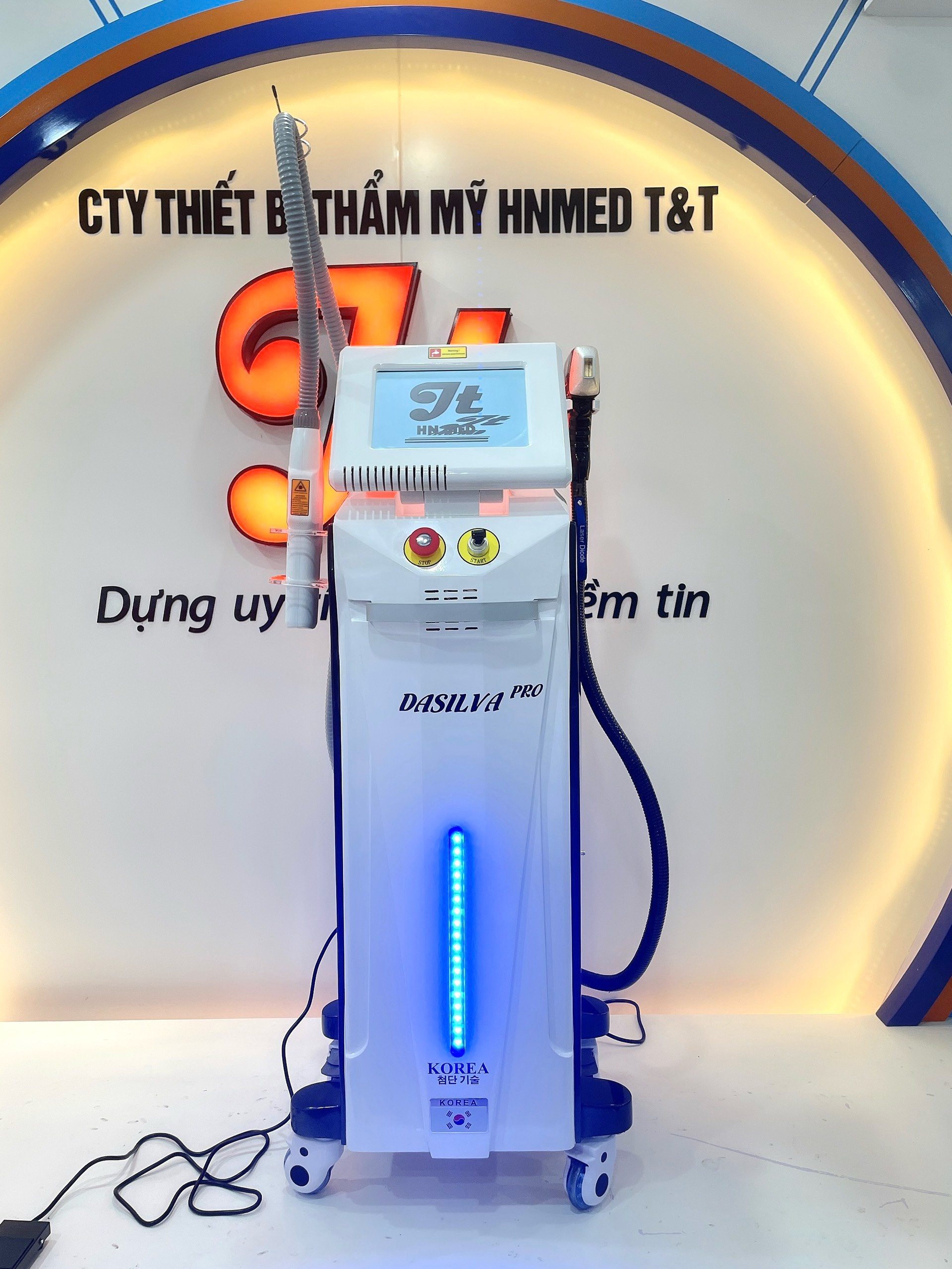 Máy triệt lông và laser Dasilva Pro 2in1