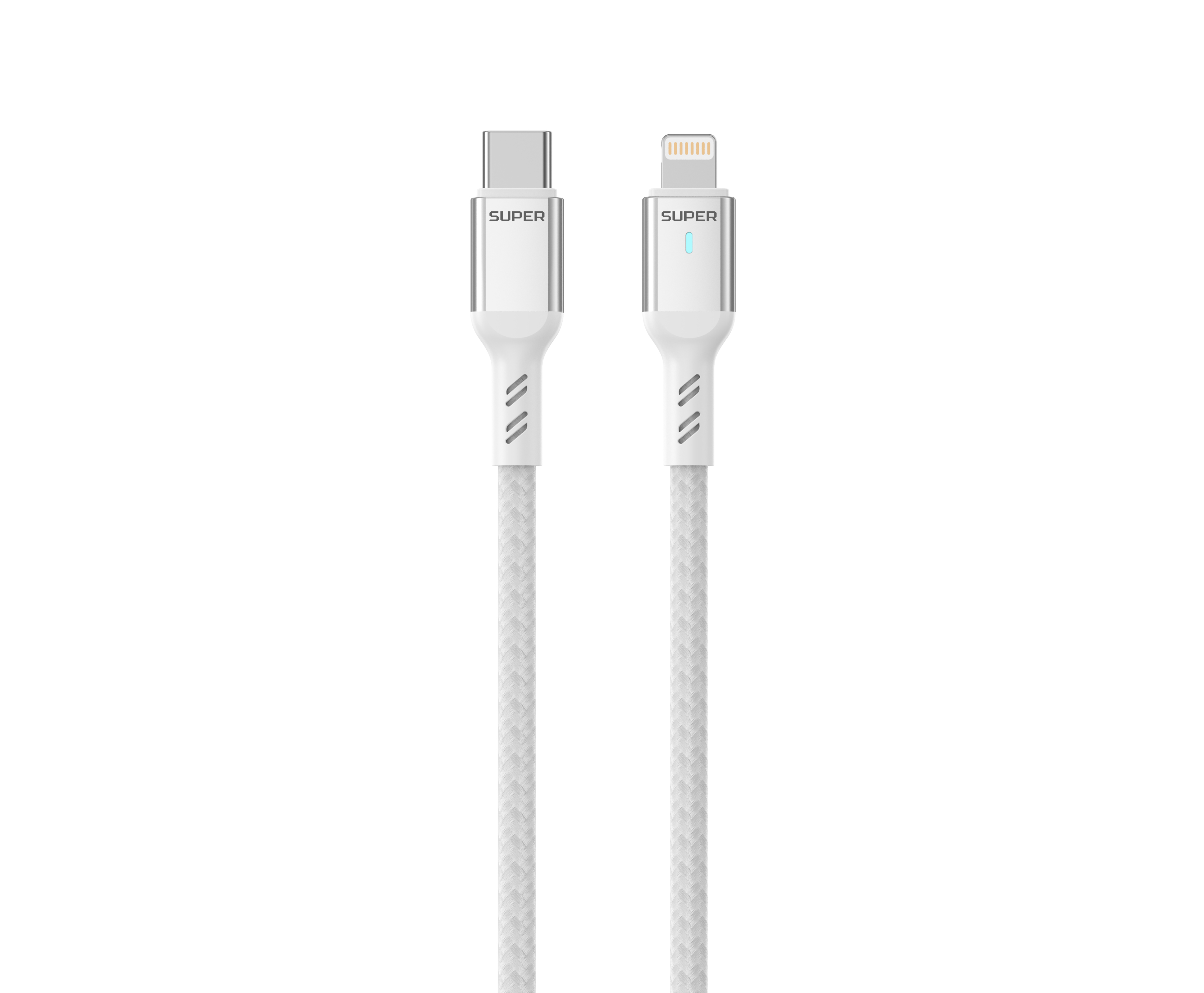 Cáp sạc nhanh SUPER CL82S LED Type C to Lightning 1m