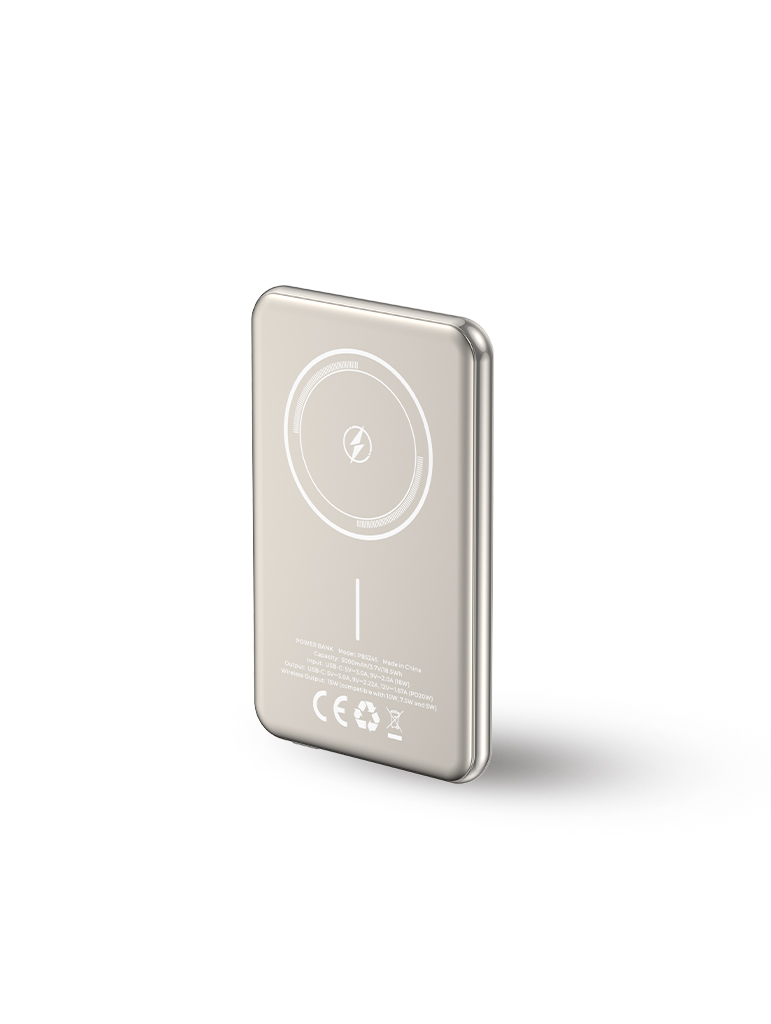 Pin sạc dự phòng SUPER Wireless PB03S – 5000mAh (Titan sa mạc)