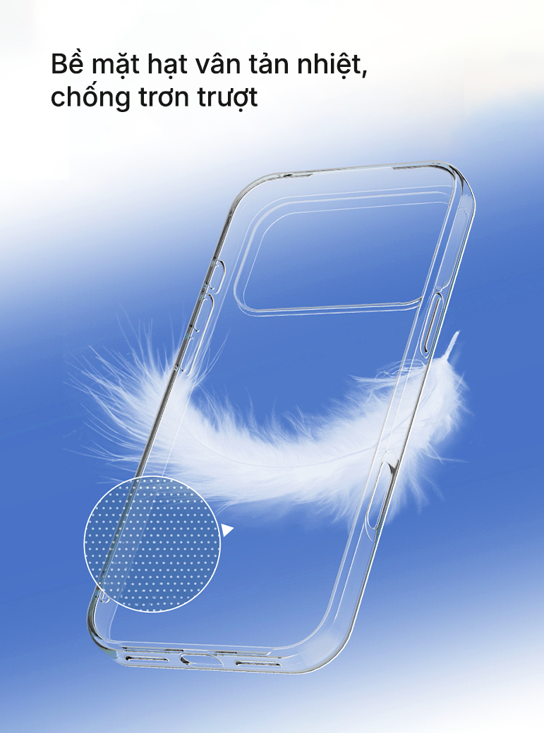 Ốp lưng trong chống sốc SUPER AeroShield iPhone 17 Pro