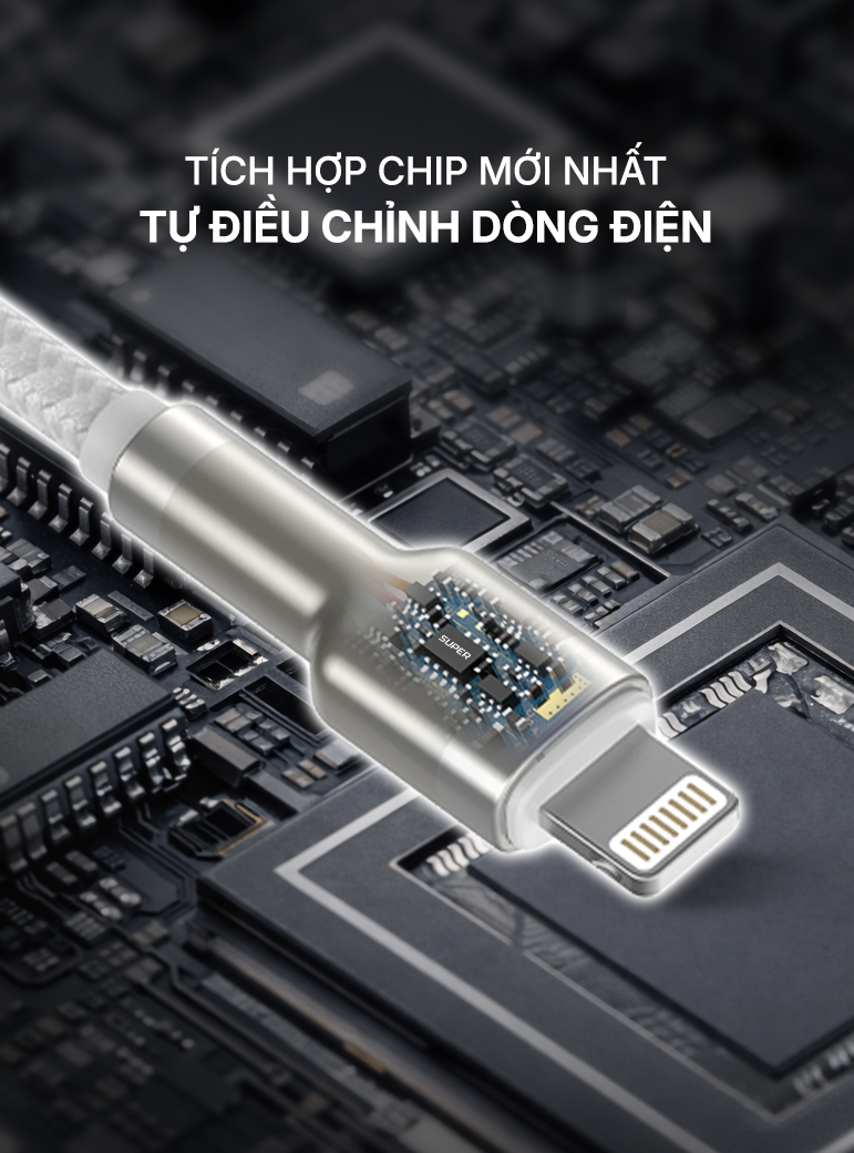 Cáp sạc nhanh SUPER CL81S Type C to Lightning 1m