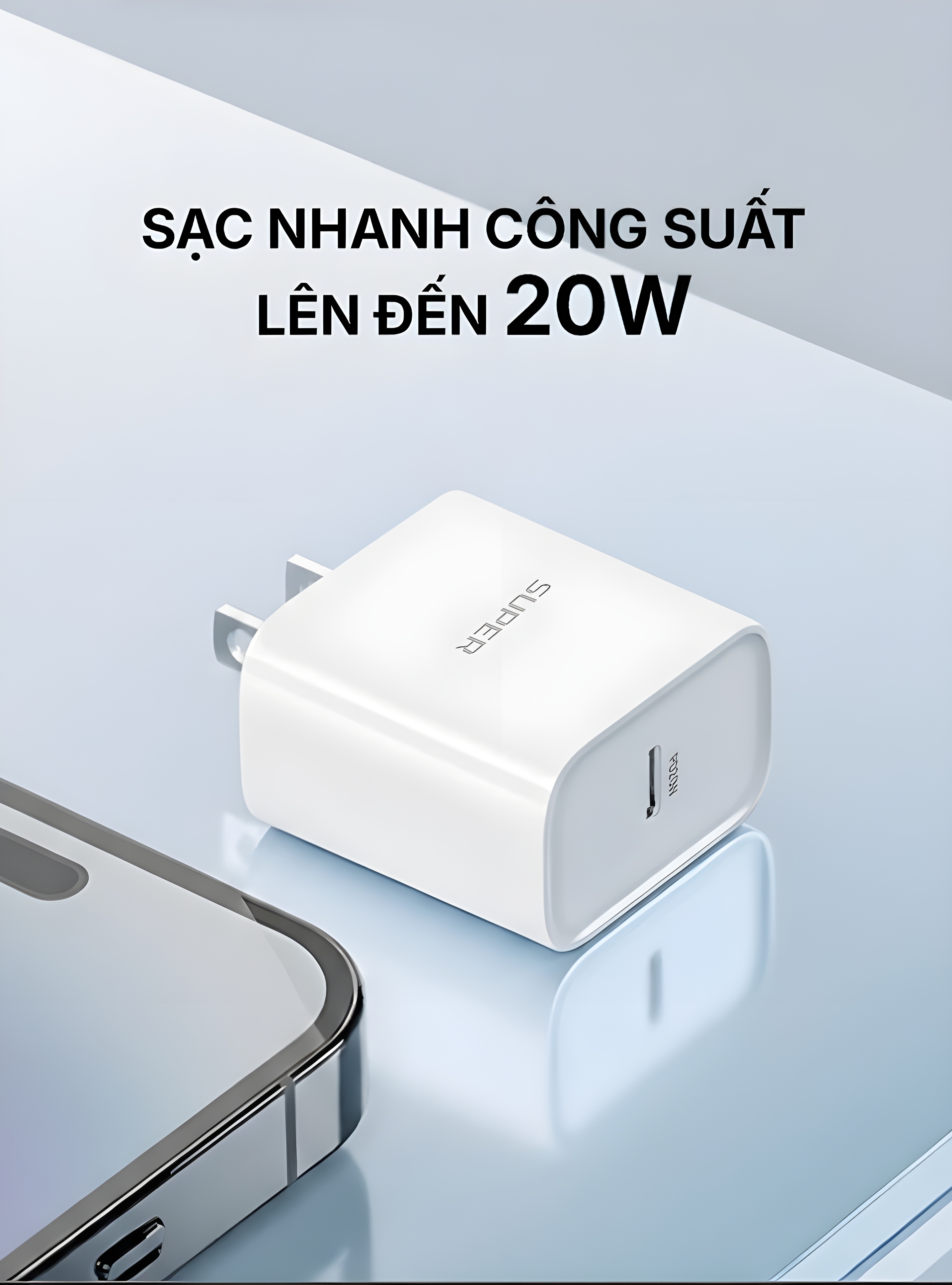 Củ sạc nhanh SUPER AD22S 20W