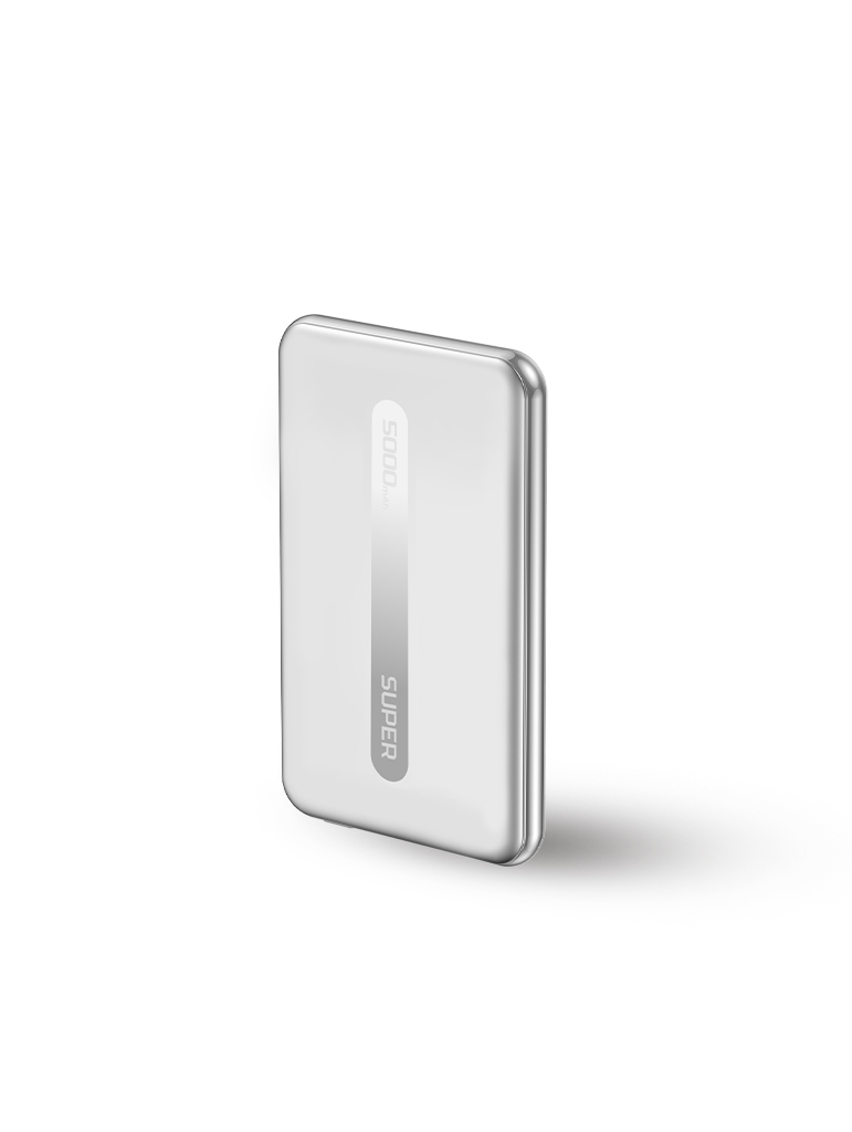 Pin sạc dự phòng SUPER Wireless PB03S – 5000mAh (Titan bạc)