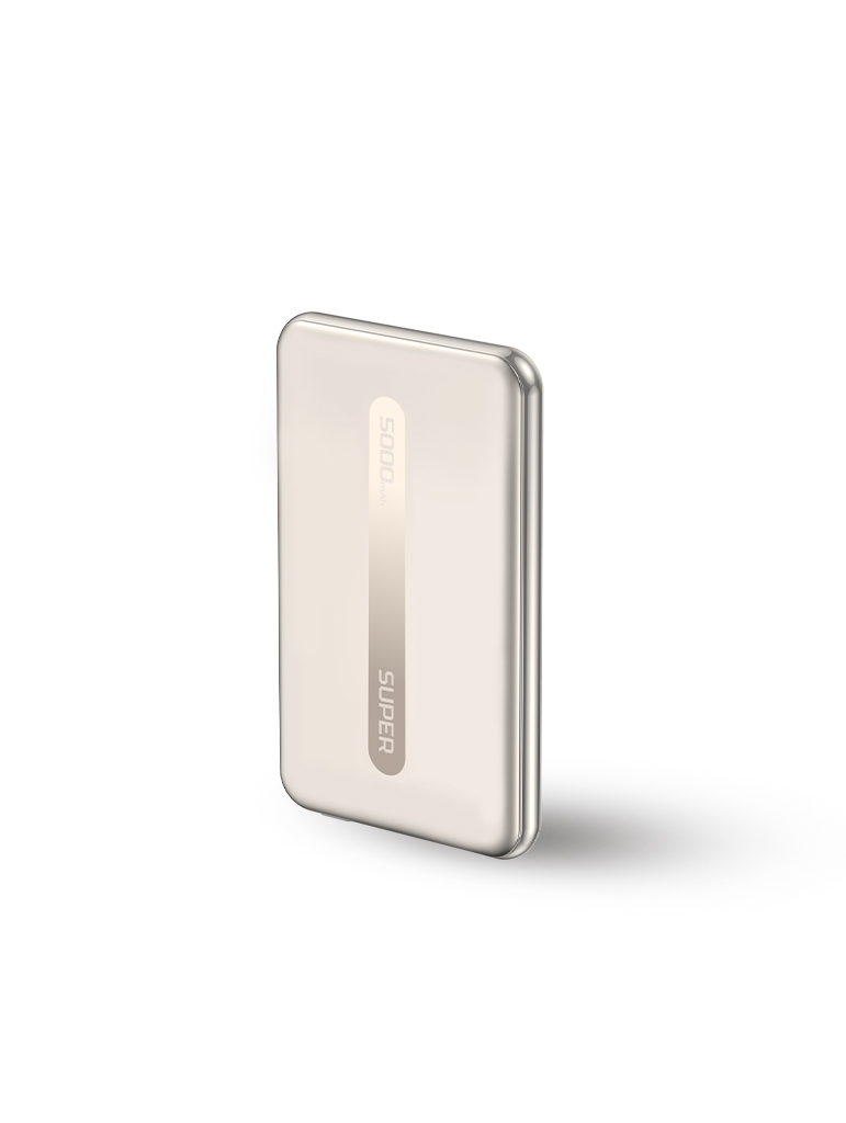 Pin sạc dự phòng SUPER Wireless PB03S – 5000mAh (Titan sa mạc)