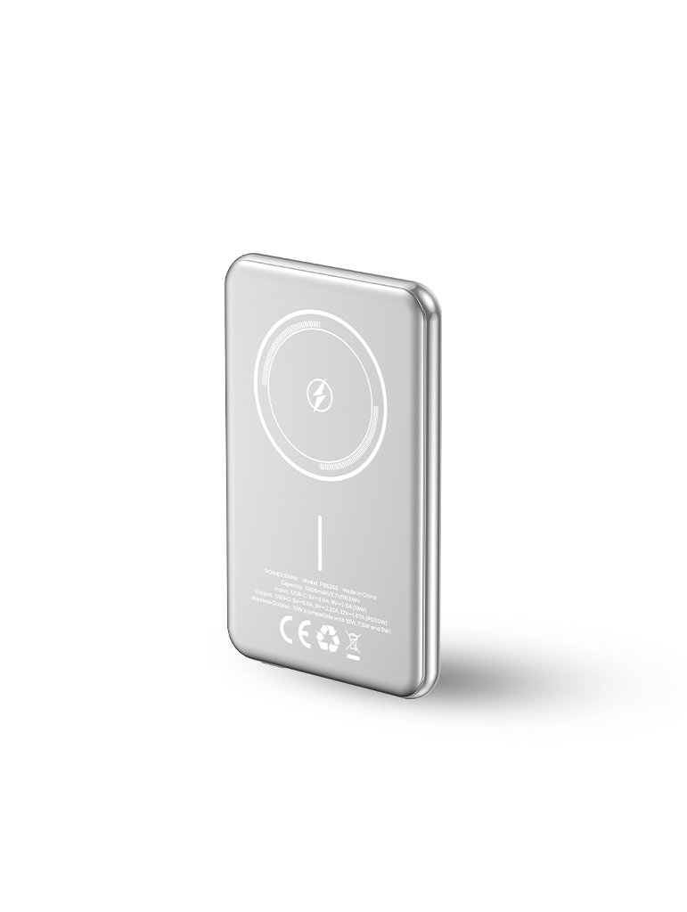 Pin sạc dự phòng SUPER Wireless PB03S – 5000mAh (Titan bạc)