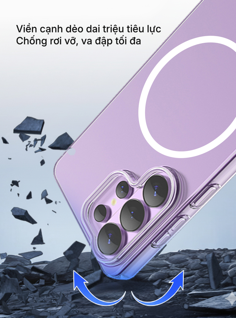 Ốp lưng từ tính cao cấp SUPER Samsung S26 Ultra