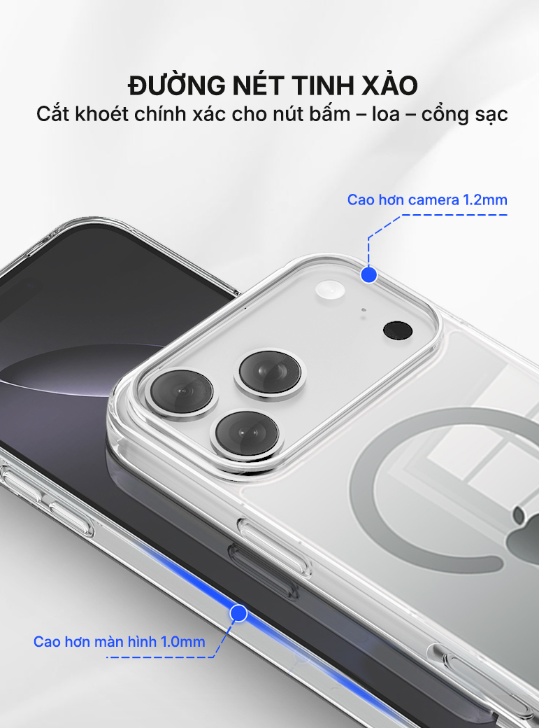 Ốp lưng từ tính chống sốc SUPER Gradient iPhone 17 Pro