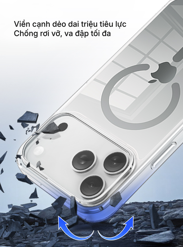 Ốp lưng từ tính chống sốc SUPER Gradient iPhone 17 Pro