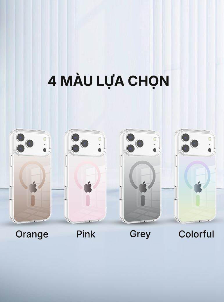 Ốp lưng từ tính chống sốc SUPER Gradient iPhone 17 Pro