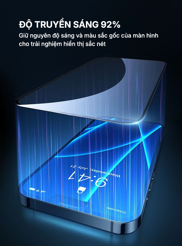 Kính cường lực SUPER chống bụi cao cấp iPhone 17 Pro Max