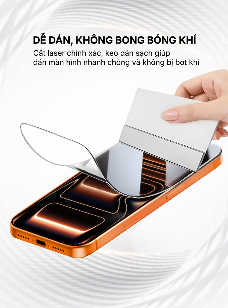 Kính cường lực SUPER chống bụi cao cấp iPhone 17 Pro Max