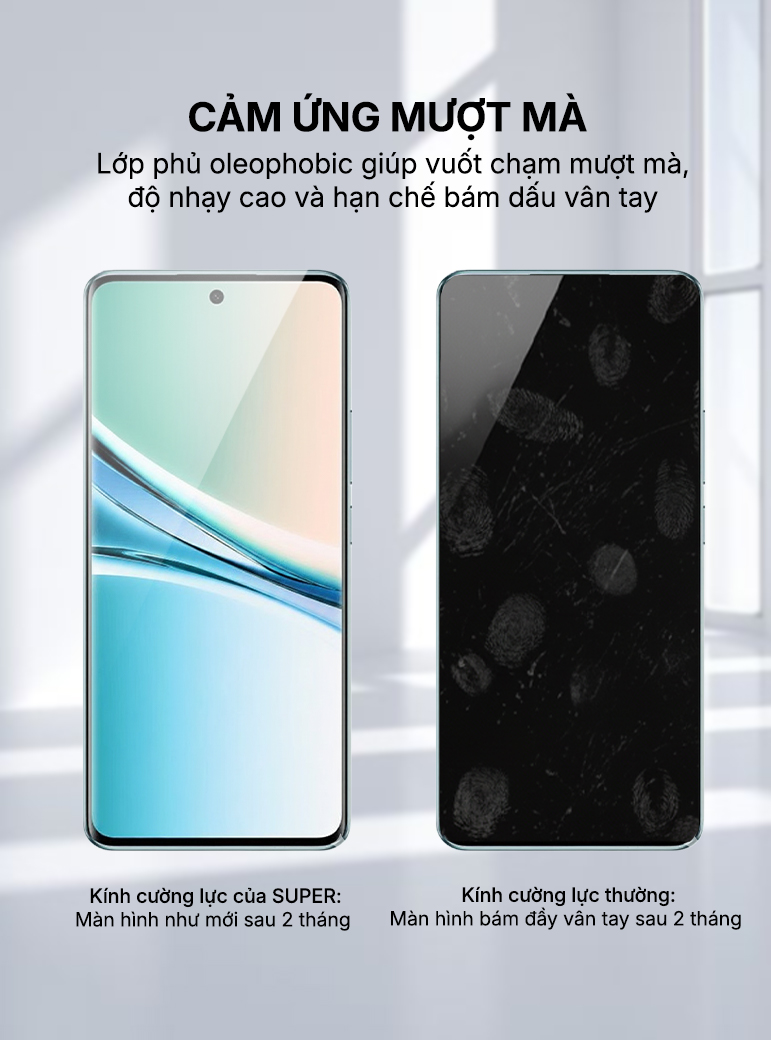 Kính cường lực SUPER  Redmi Note 15 4G/5G