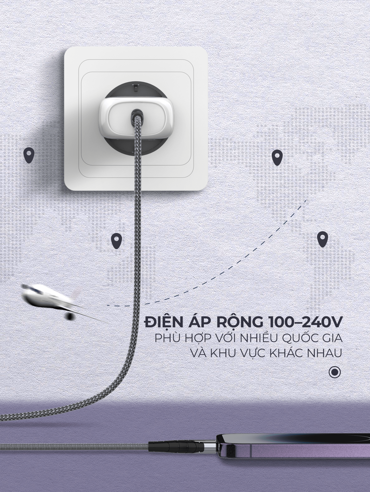 Bộ sạc nhanh SUPER A1206C PD27W kèm cáp Type C-Type C 1m