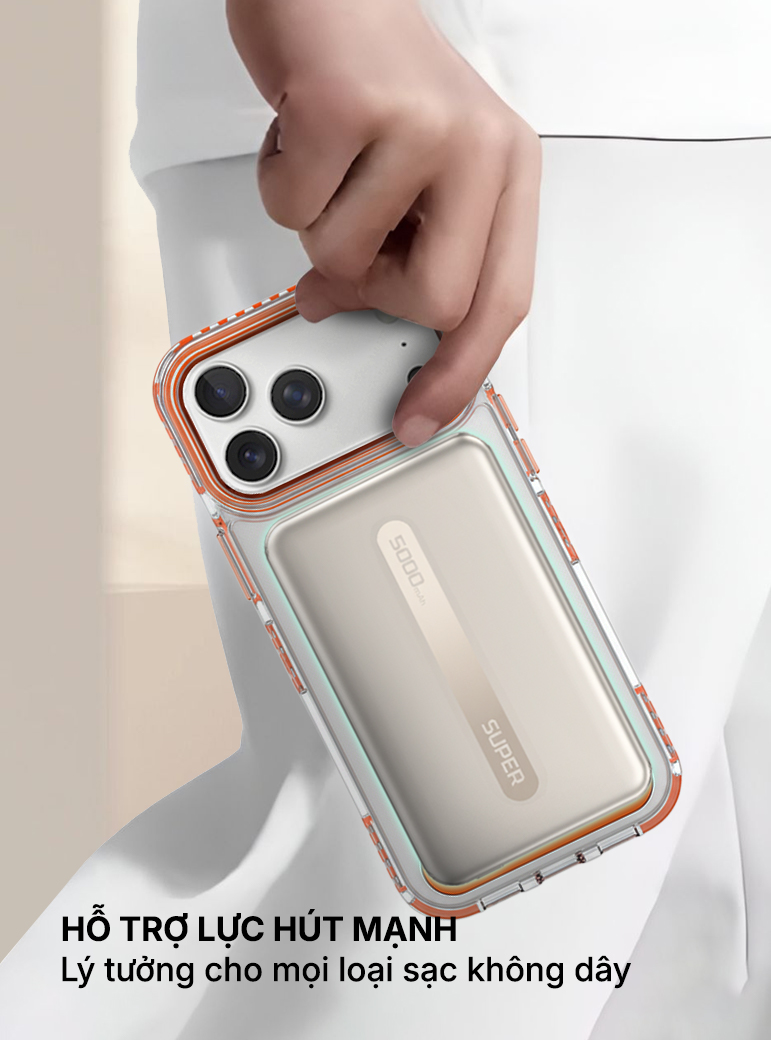 Ốp lưng từ tính có giá đỡ SUPER Solaris iPhone 17 Pro Max