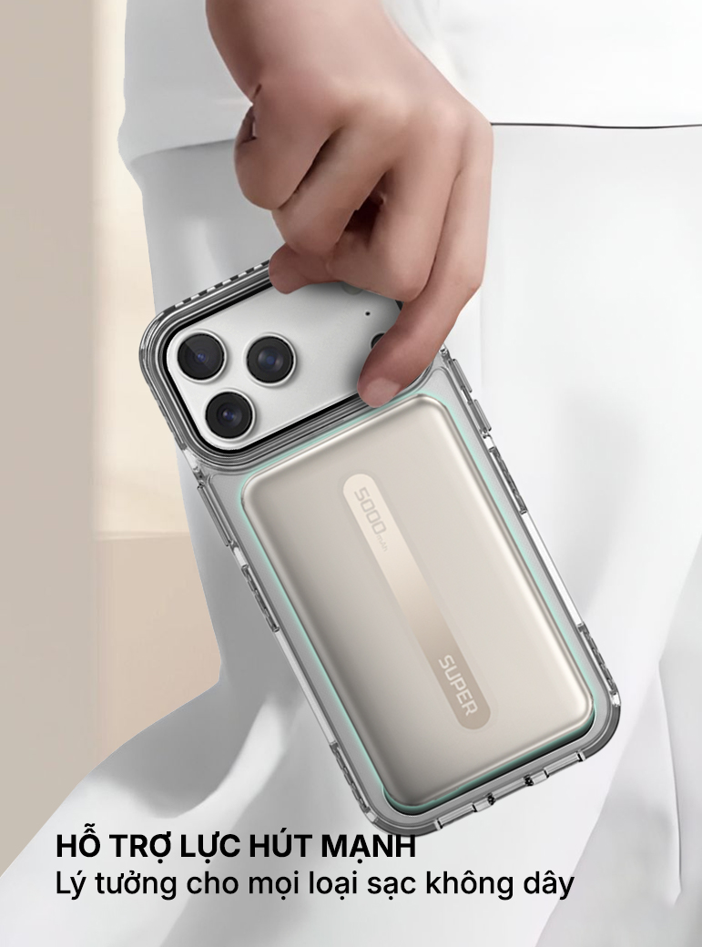 Ốp lưng từ tính có giá đỡ SUPER Solaris iPhone 17 Pro