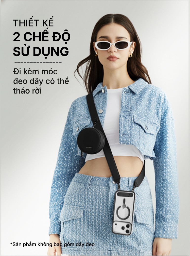 Ốp lưng từ tính có giá đỡ SUPER Solaris iPhone 17 Pro