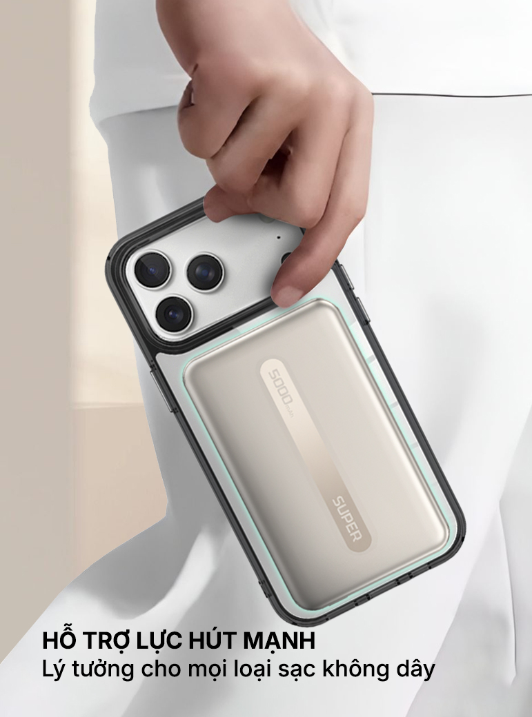 Ốp lưng từ tính có giá đỡ SUPER VIPGuard iPhone 17 Pro Max