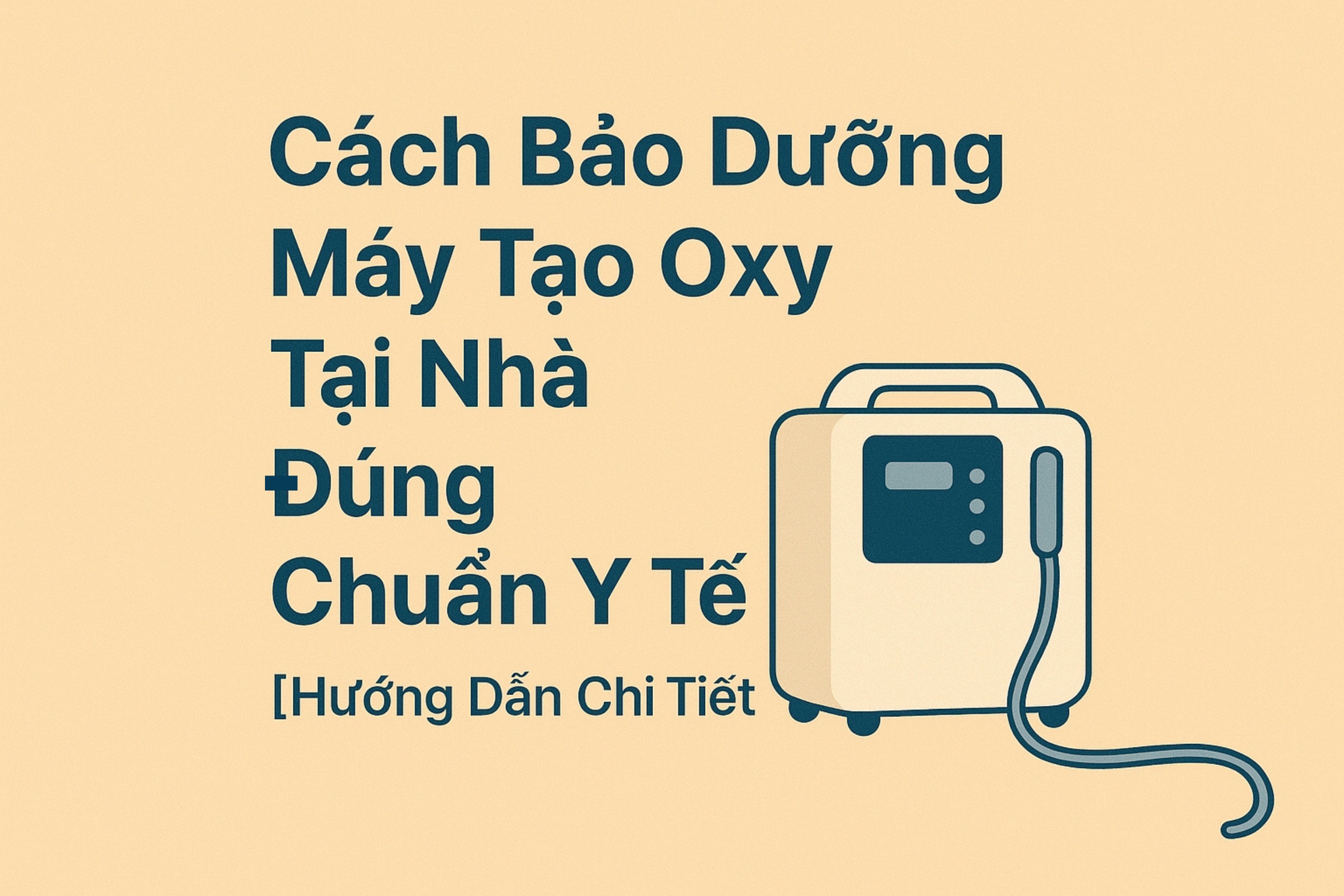 Cách Bảo Dưỡng Máy Tạo Oxy Tại Nhà Đúng Chuẩn Y Tế [Hướng Dẫn Chi Tiết]