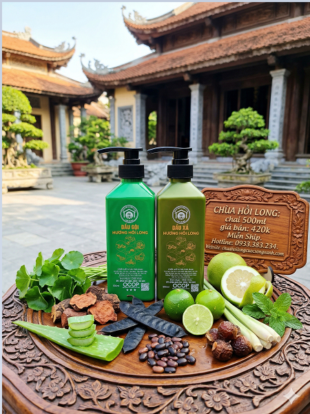 Combo Dầu Gội - Dầu Xả Hương Hồi Long