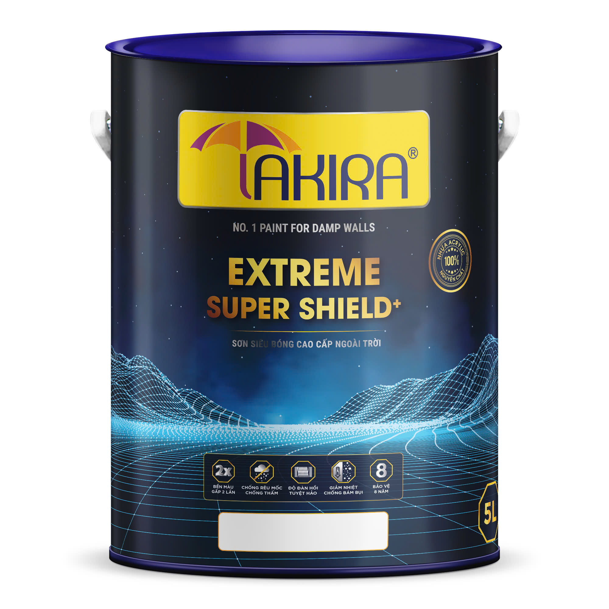EXTREME SUPPER SHIELD - sơn siêu bóng ngoài trời 1l