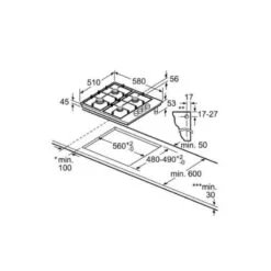 Bếp Gas Bosch PCC6A5B90