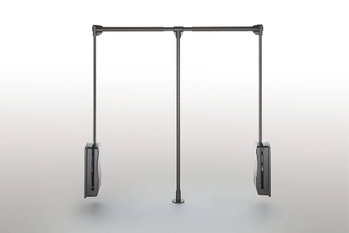 GIÁ MÓC TREO QUẦN ÁO NÂNG HẠ KHUNG HỢP KIM NHÔM, CÓ HỘP LỰC GIẢM CHẤN