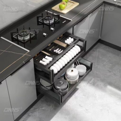 AB002 - GIÁ BÁT ĐĨA XOONG NỒI 2 TẦNG VẬT LIỆU NHÔM CAO CẤP