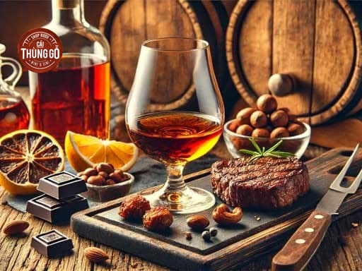 rum và thịt bò
